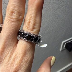 BP Black Onyx Band Ring Size 7 - no bag